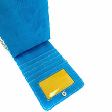 Load image into Gallery viewer, Wildflower Blue Brigade Sling Wallet for Women-inner1