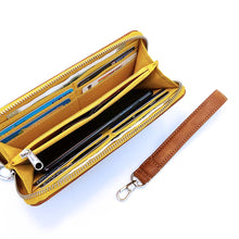 Load image into Gallery viewer, Wildflower Caramel Long Wallet for Women