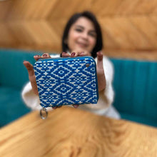 Load image into Gallery viewer, Wildlfower Blue Brigade Mini Wallet for Women - Wildflower