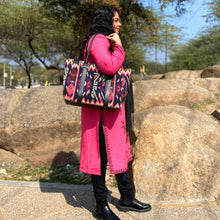 Load image into Gallery viewer, Wildflower Mountain Meadows Laptop Bag for Women - Office Tote - Wildflower