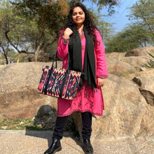 Load image into Gallery viewer, Wildflower Mountain Meadows Laptop Bag for Women - Office Tote - Wildflower