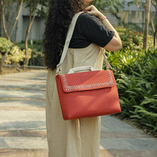 Load image into Gallery viewer, Wildflower Brahma Laptop Bag for Women
