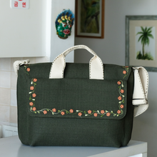 Load image into Gallery viewer, Wildflower Vishnu Laptop Bag for Women
