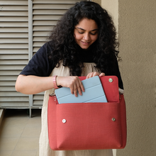 Load image into Gallery viewer, Wildflower Brahma Laptop Bag for Women
