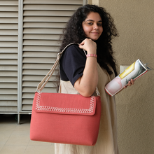 Load image into Gallery viewer, Wildflower Brahma Laptop Bag for Women
