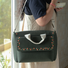 Load image into Gallery viewer, Wildflower Vishnu Laptop Bag for Women
