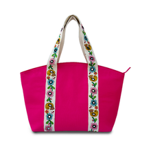 Load image into Gallery viewer, Wildflower Love Birds Laptop Tote Bag for Women - Office Tote
