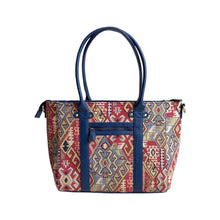 Load image into Gallery viewer, Wildflower At your desk Laptop Tote Bag for Women - Office Tote
