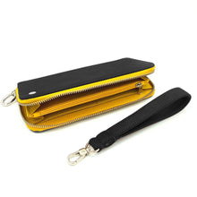 Load image into Gallery viewer, Wildflower Truffle Long Wallet for Women-outer-zip
