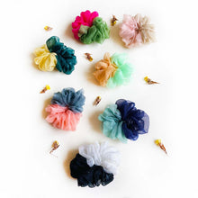 Load image into Gallery viewer, Wildflower Double Sheer Scrunchies - Pack of 7-10
