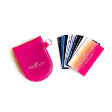 Load image into Gallery viewer, Wildflower Raspberry Card Holder - Holds upto 10 cards-12
