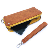 Load image into Gallery viewer, Wildflower Caramel Long Wallet for Women
