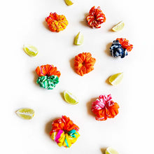 Load image into Gallery viewer, Wildflower Khatta Meetha Cotton Scrunchies - pack of 7
