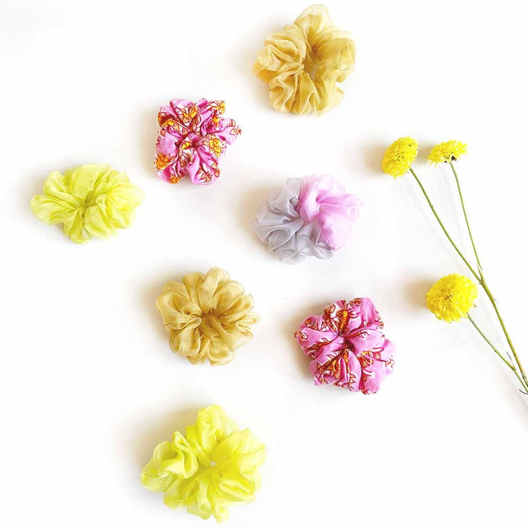 Wildflower LIT Sherbet Scrunchies - Pack of 7