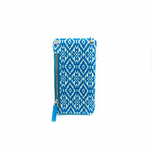 Load image into Gallery viewer, Wildflower Blue Brigade Sling Wallet for Women-back
