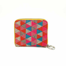 Load image into Gallery viewer, Wildflower Mini Wallet for Women-back
