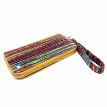 Load image into Gallery viewer, Wildflower Long Wallets for Women - Little Linear - zip
