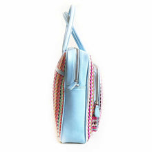 Load image into Gallery viewer, Wildflower Candy Cane Laptop Bag for Women-side-view
