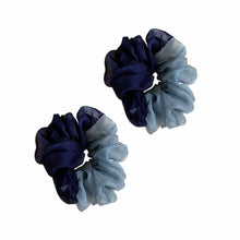 Load image into Gallery viewer, Wildflower Blueberry Scrunchies - Pack of 7-3
