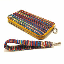 Load image into Gallery viewer, Wildflower Long Wallets for Women - Little Linear - detachable wristlet
