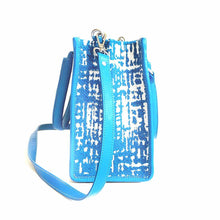 Load image into Gallery viewer, Wildflower Gypsy Teal Handbag for Women, with Detachable Cross-body Sling Belt - Wildflower
