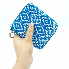 Load image into Gallery viewer, Wildflower Mini Wallet for Women-size-reference
