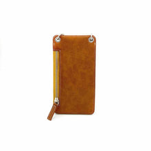 Load image into Gallery viewer, Wildflower Caramel Sling Wallet for Women-back
