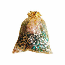 Load image into Gallery viewer, Wildflower Green Sangria Scrunchies - Pack of 7-packaging
