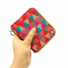 Load image into Gallery viewer, Wildflower Mini Wallet for Women-size-reference
